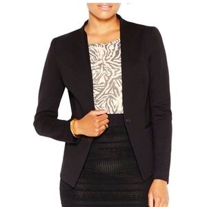 Rachel Roy black ponte blazer